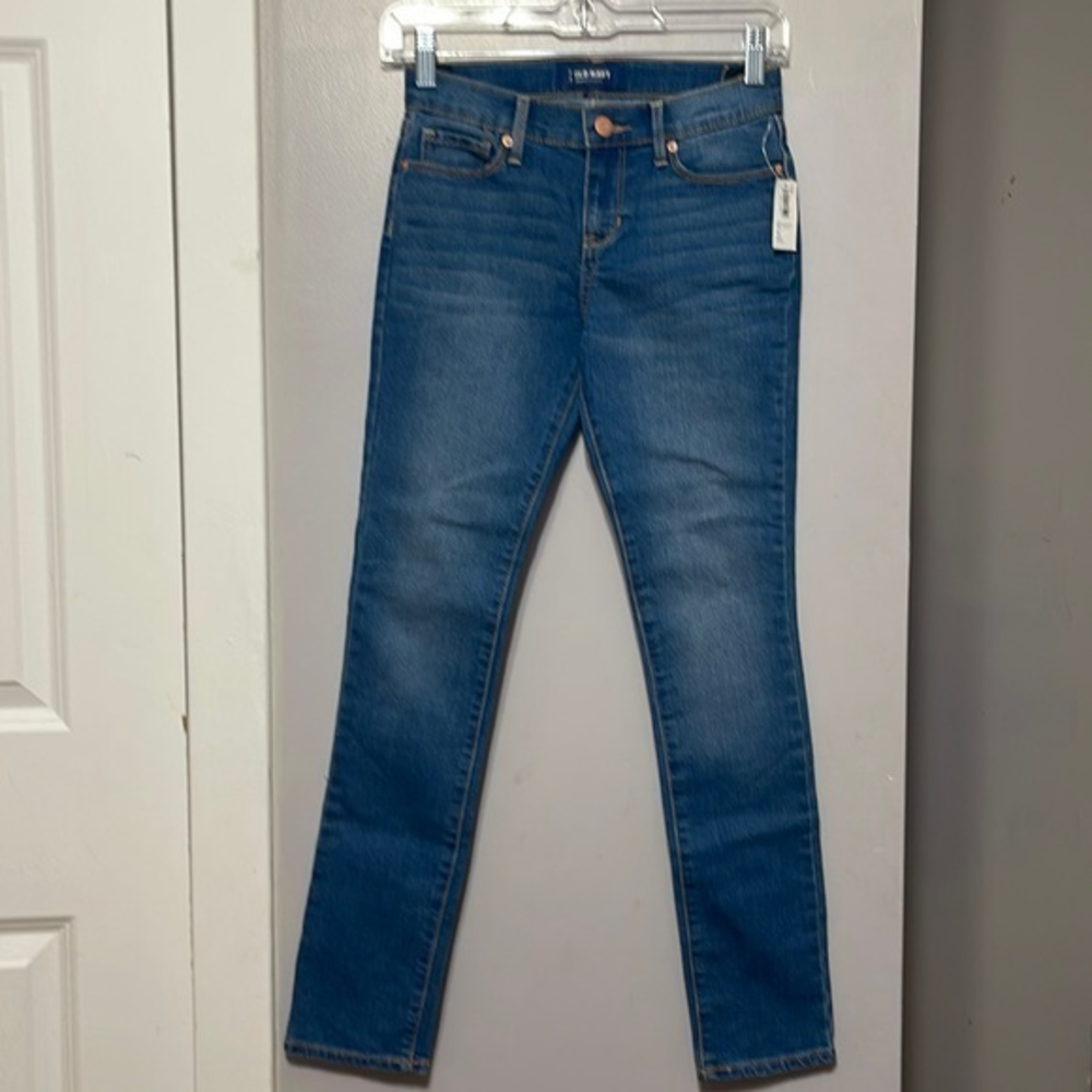 Old Navy Kids Slim Fit‎ Jeans Blue Wash Adjustable Waist Size 12